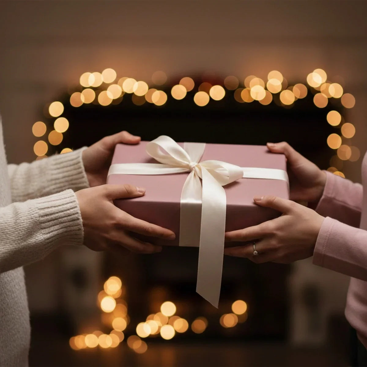 birthday gift box for women with cozy blanket and candle