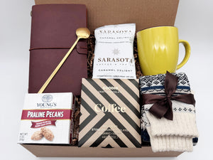 Coffee Snacks Gift Basket for Women and Men | Mother's Day Hamper