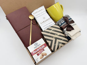 Coffee Snacks Gift Basket for Women and Men | Mother's Day Hamper