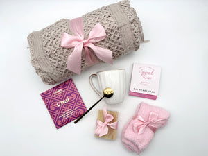 Clouds of Love | Personalized Gift with Throw Blanket for Her, Mother, Sister