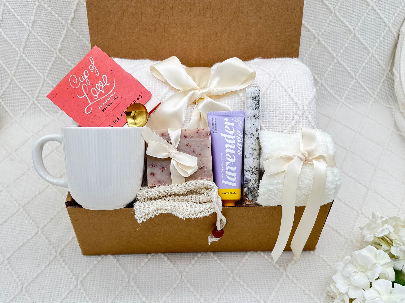 Cozy Comfort Gift Basket – Thoughtful Self-Care & Wellness Set