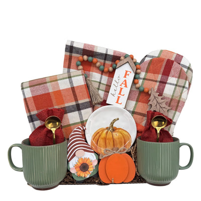 Fall Seasonal Gift Box – Cozy Autumn Home & Kitchen Décor Set